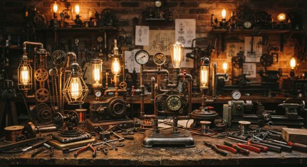 Top 7 Innovative Steampunk Lamps for Unique Industrial Vibes