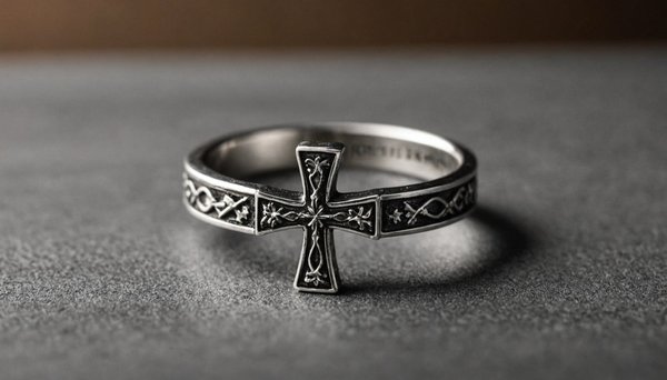 Honor your faith with the cross of lorraine ring